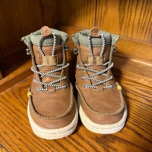 Hey Dude Toddler Size 9 Bradley Boot - Walnut